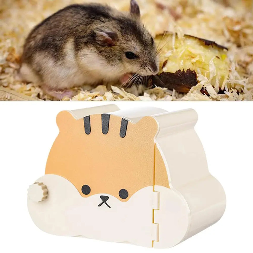 Cartoon Small Pet Cage For Small Pet Hedgehog Hamster Hideout House Cute Hamster Hide Cave Hamster Cage Accessories W2D1
