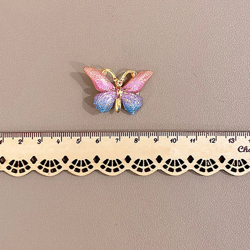 5PCS Cute Sweet Stereoscopic Color Gradient Baby Hairpins Kids Hair Clips Children Headwear Princess Barrette Girls Accessories