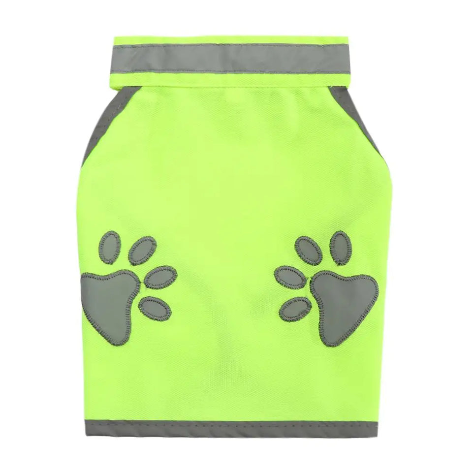 Pet Supplies Dog paw High Visibility Pet Hi Vis Coat Dog Jacket Pet Reflective Vest Pet Safety Vest