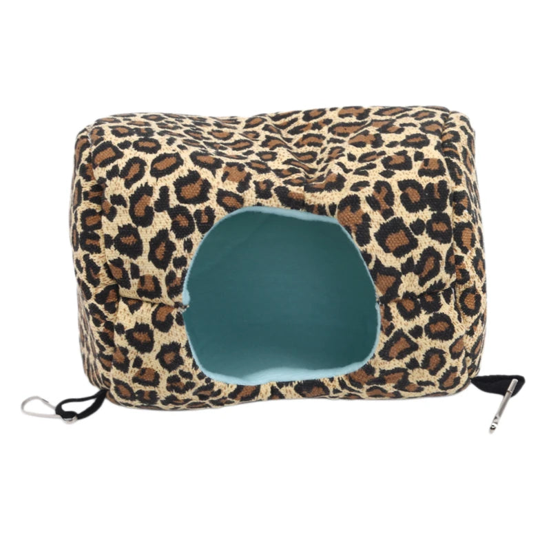 Hamster House Warm Soft Beds And Houses Rodent Cage Printed Hammock for Rats Cotton Guinea Pig Hanging Cage Small Animal