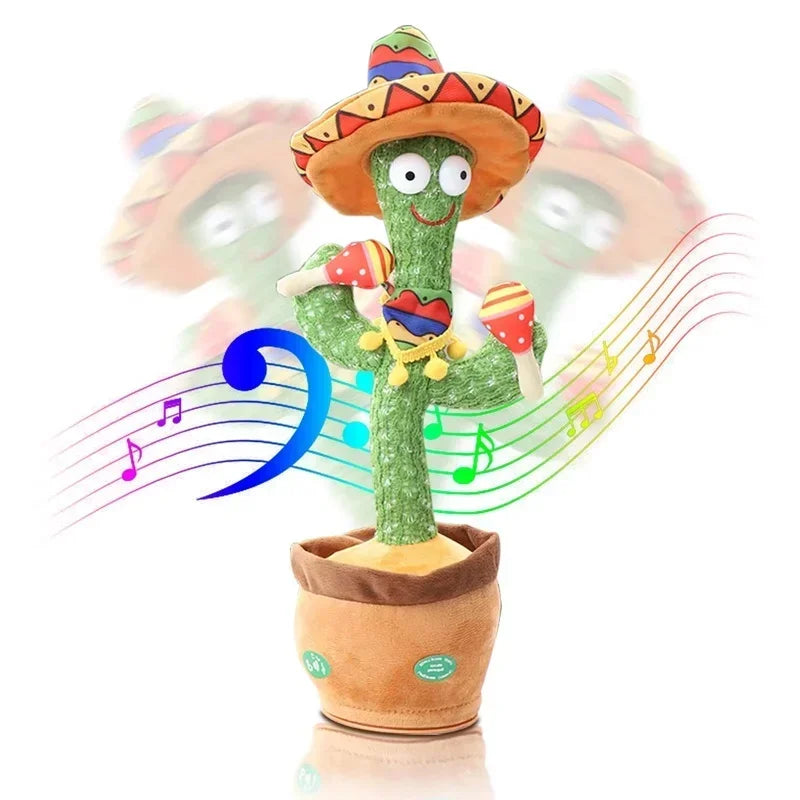 Playful Talking Cactus Toy For Toddlers Boys Girls Baby Gifts Singing Dancing Mimicking Recording Repeating Fun Kids Toys Gifts