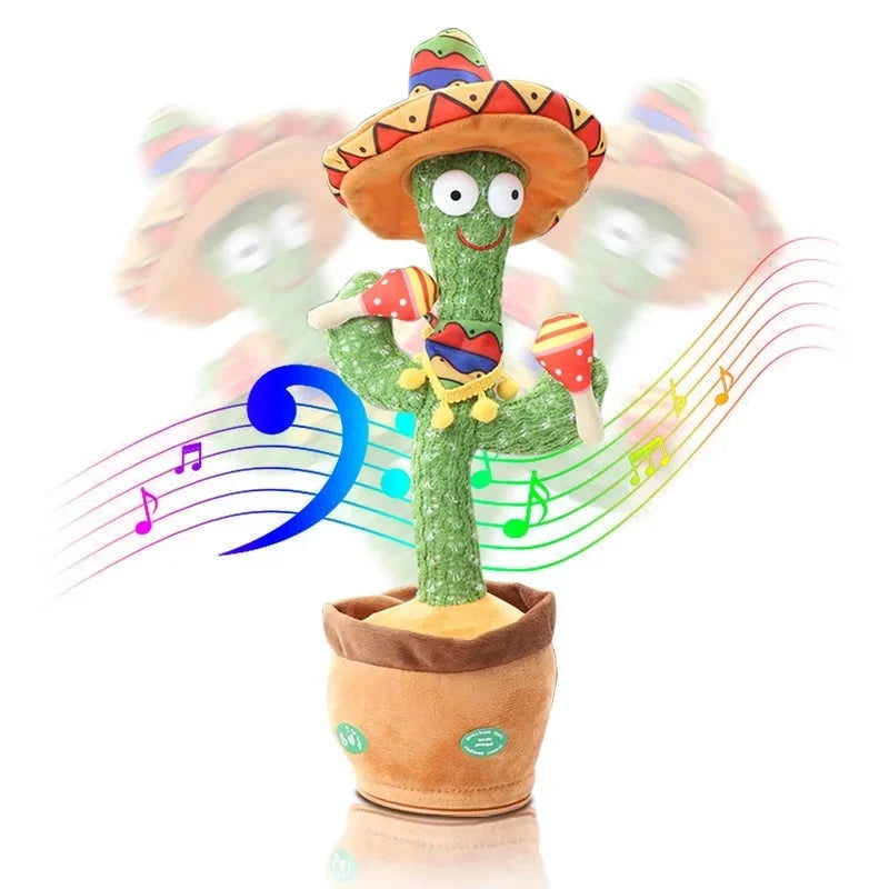 New Interactive Dancing Cactus Toys For Kids Baby Toddler Boys And Girls Fun Singing Mimic Recording Repeating Cactus Baby Gifts