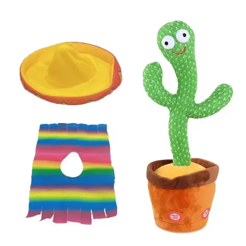 New Interactive Dancing Cactus Toys For Kids Baby Toddler Boys And Girls Fun Singing Mimic Recording Repeating Cactus Baby Gifts