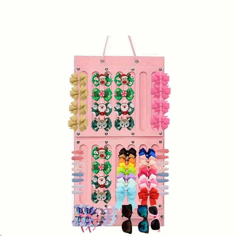1pc Hair Accessories Hanging Storage Organizer Wall Decoration Hair Bows Storage Hair Clips Hair Rope Glasses Organizing Storage