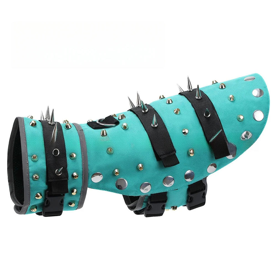 Pet Clothing Creative Punk Puppy Vest Spike Resistant Bite Resistant Pet Vest Protective Dog Armor Vest Pet Jackets Products