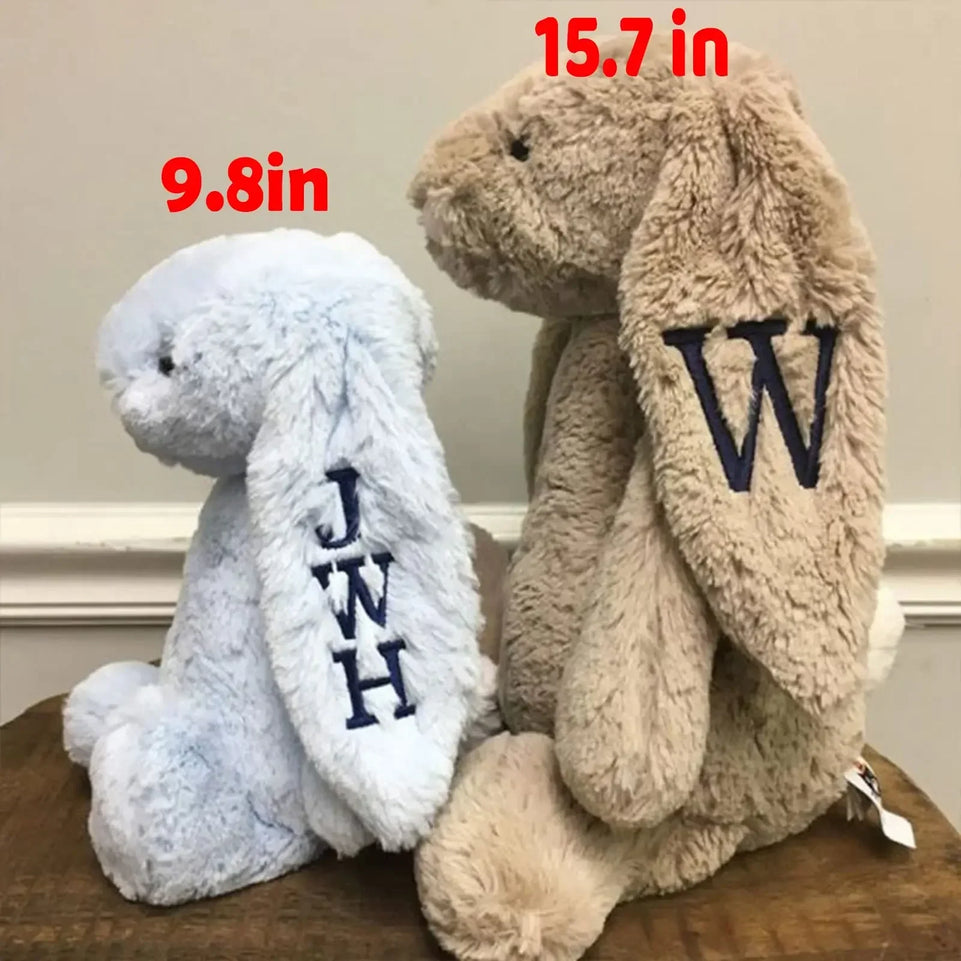 Personalied Baby Gifts Embroidered Plush Bunny Toys with Kids Customized Name First Easter Boys Girls Birthday Gifts Children
