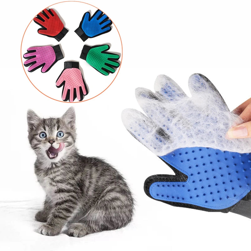 Pet Glove Cat Grooming Hair Deshedding Brush s Dog Comb for s Bath Remover Clean Massage For Animal