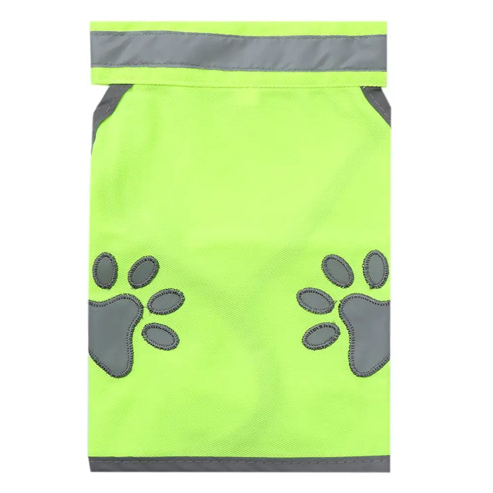 Pet Supplies Dog paw High Visibility Pet Hi Vis Coat Dog Jacket Pet Reflective Vest Pet Safety Vest