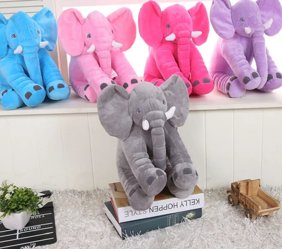 40/60CM Elephant Plush Pillow Infant Soft For Sleeping Stuffed Animals Toys Baby 's Playmate Gifts for Children LKcomo