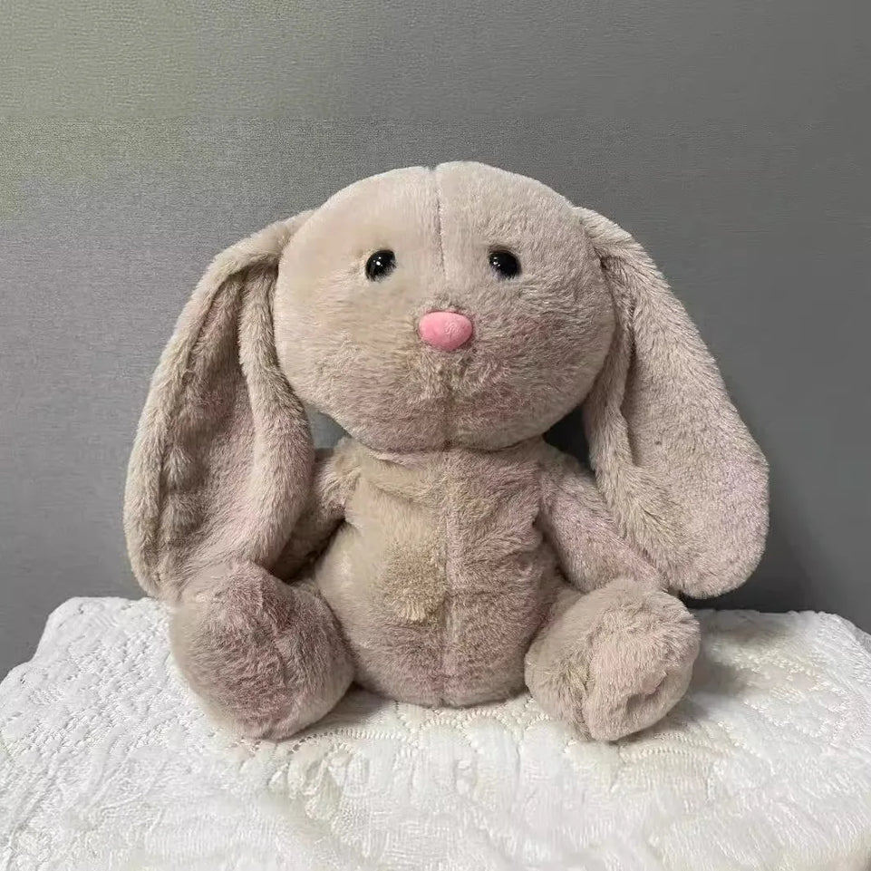 Cartoon Cute Soothing Newborn Baby Bunny Plush Toy With Light Lullaby Music White Noise Breathing Sound Plush Toy Baby Gifts