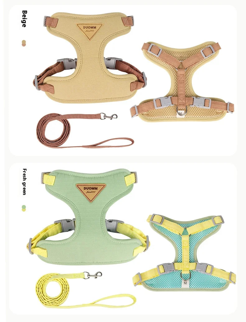 Escape Proof Cat Harness with Leash Adjustable Soft Vest Pet Walking Set for Outdoor Kitty Safety No Pull Comfort Design