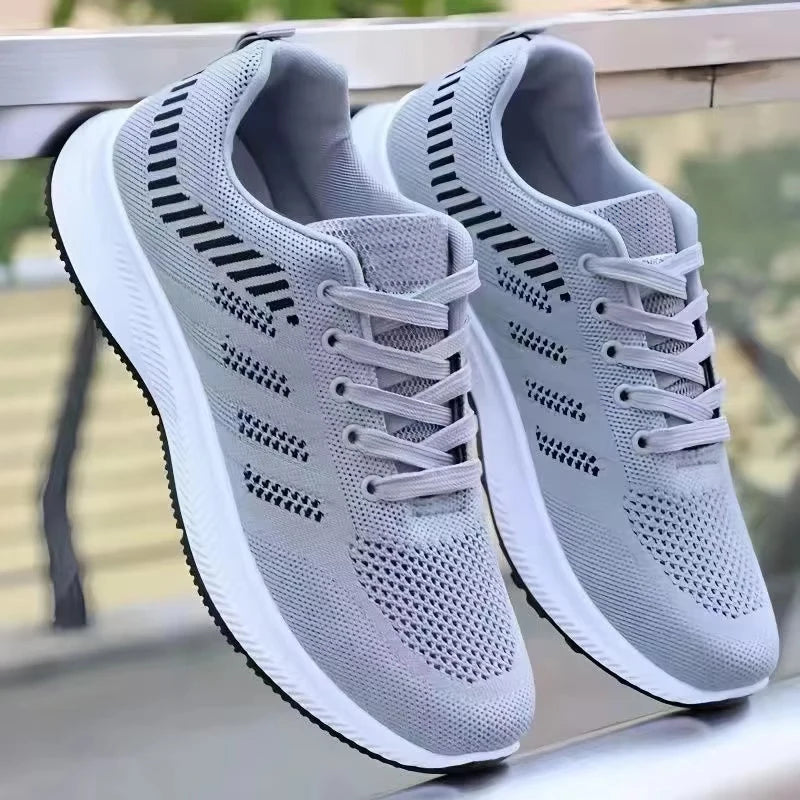 Men Vulcanized Walking Running Shoes Unisex Casual Lightweight Tennis Shoes Athletic Sports Shoes Breathable Fashion Sneakers
