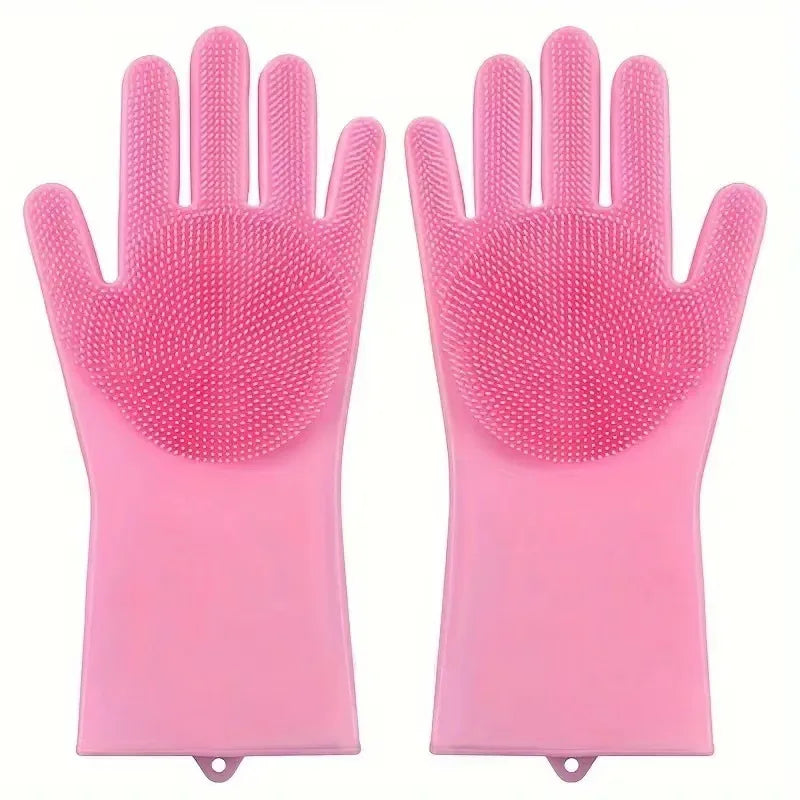 pet bathing gloves and brush, suitable for kitchen use, car washing, dog grooming, massage, and bath products, thickened gloves