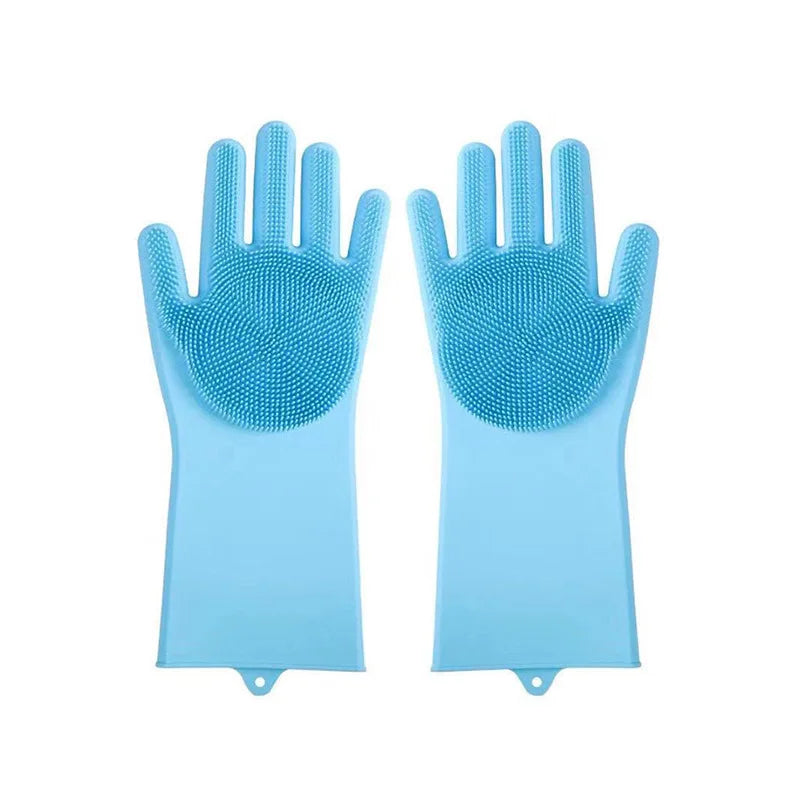 pet bathing gloves and brush, suitable for kitchen use, car washing, dog grooming, massage, and bath products, thickened gloves