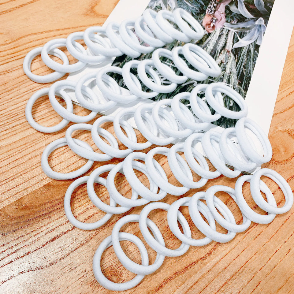50/100pcs Black Hair Bands for Women Girls Hairband High Elastic Rubber Band Hair Ties Ponytail Holder Scrunchies Accessorie