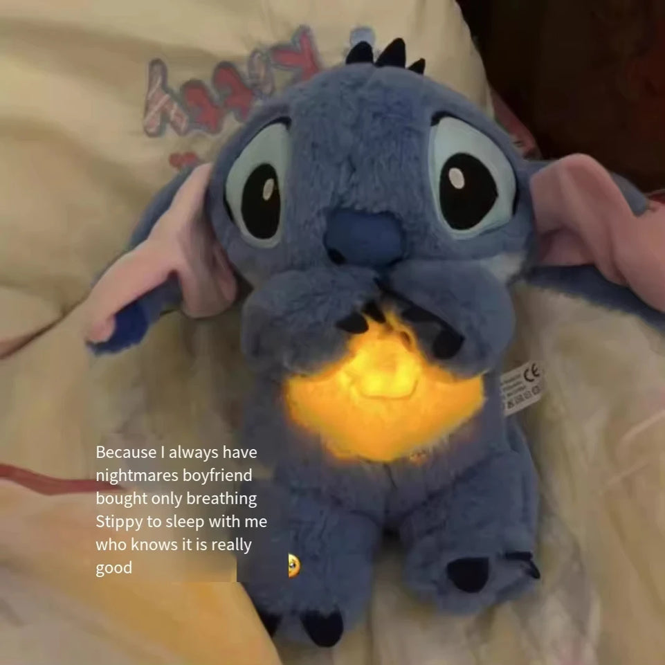 Spot will breathe Stitch Angie plush doll toys baby children soothing music dolls