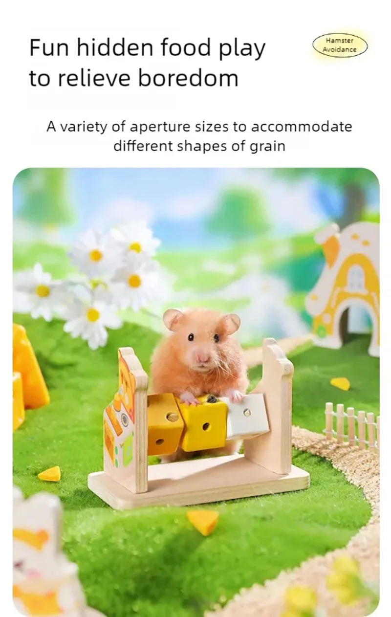 Cheese Hamster Hiding House Cage Small House Landscaping Supplies Platform Golden Bear Toys Ornament Nest Furniture