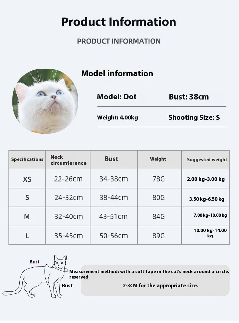 Escape Proof Cat Harness with Leash Adjustable Soft Vest Pet Walking Set for Outdoor Kitty Safety No Pull Comfort Design