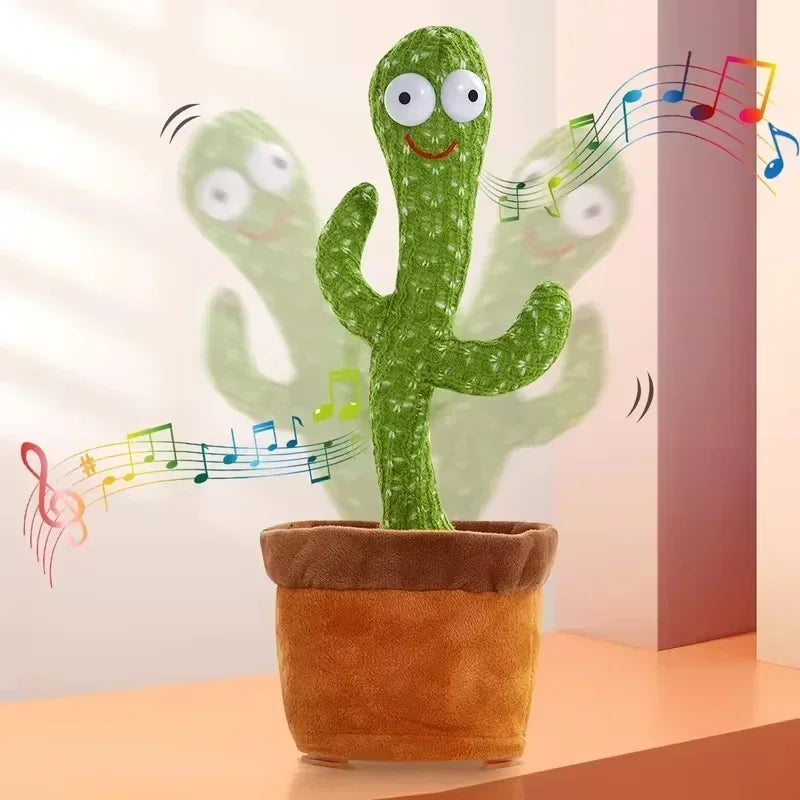 Playful Talking Cactus Toy For Toddlers Boys Girls Baby Gifts Singing Dancing Mimicking Recording Repeating Fun Kids Toys Gifts
