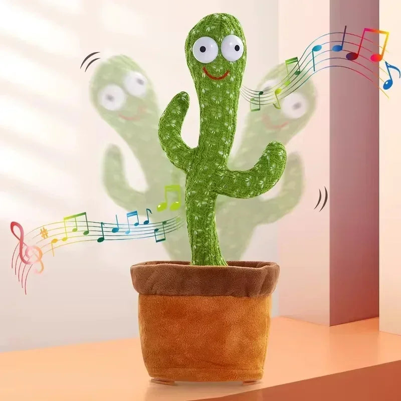 New Interactive Dancing Cactus Toys For Kids Baby Toddler Boys And Girls Fun Singing Mimic Recording Repeating Cactus Baby Gifts