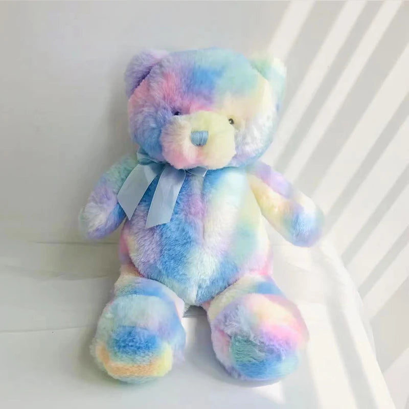 36cm Rainbow Plush Stuffed Animal Teddy Bears Colorful Bear Doll Toy for Girl Boy Baby Gifts