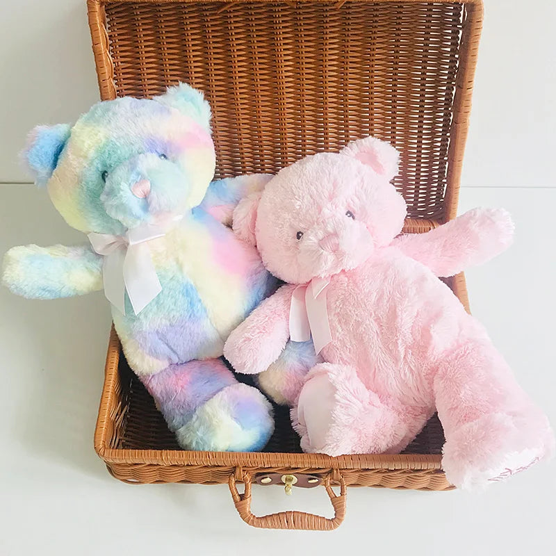 36cm Rainbow Plush Stuffed Animal Teddy Bears Colorful Bear Doll Toy for Girl Boy Baby Gifts