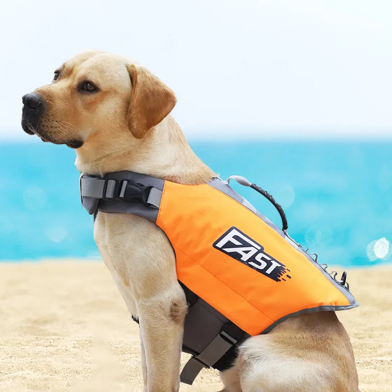 Pet Swimming Life Jacket Safety Vest for Dogs Swim Fashion Adjustable Reflective in Pool or Surfing Drifting Dog Life Vest
