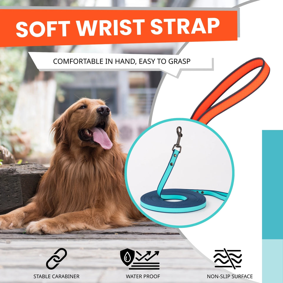 Long Dog Leash,Heavy Duty Rope Leashes for Dogs Training with Swivel Lockable Hook,Dog Lead for Medium Large Dogs Walking Hiking