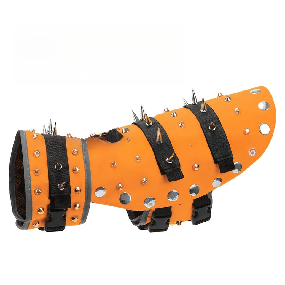 Pet Clothing Creative Punk Puppy Vest Spike Resistant Bite Resistant Pet Vest Protective Dog Armor Vest Pet Jackets Products