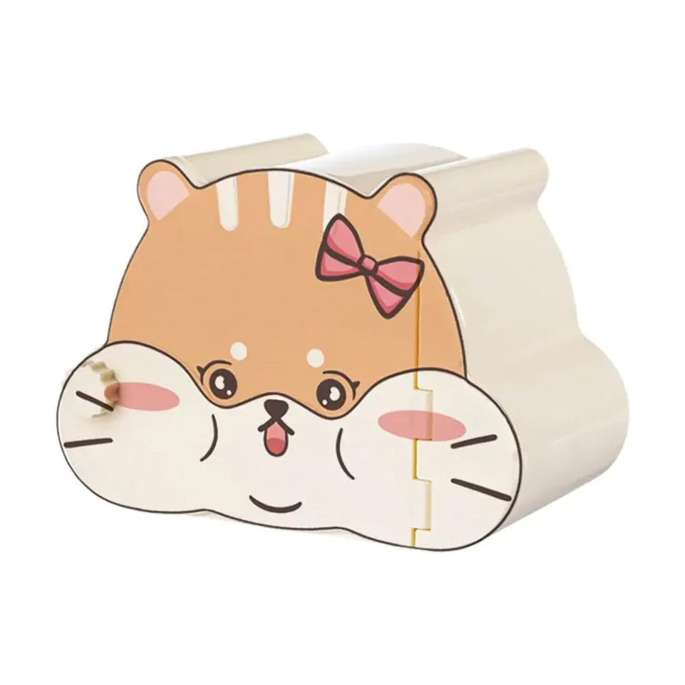 Cartoon Small Pet Cage For Small Pet Hedgehog Hamster Hideout House Cute Hamster Hide Cave Hamster Cage Accessories W2D1