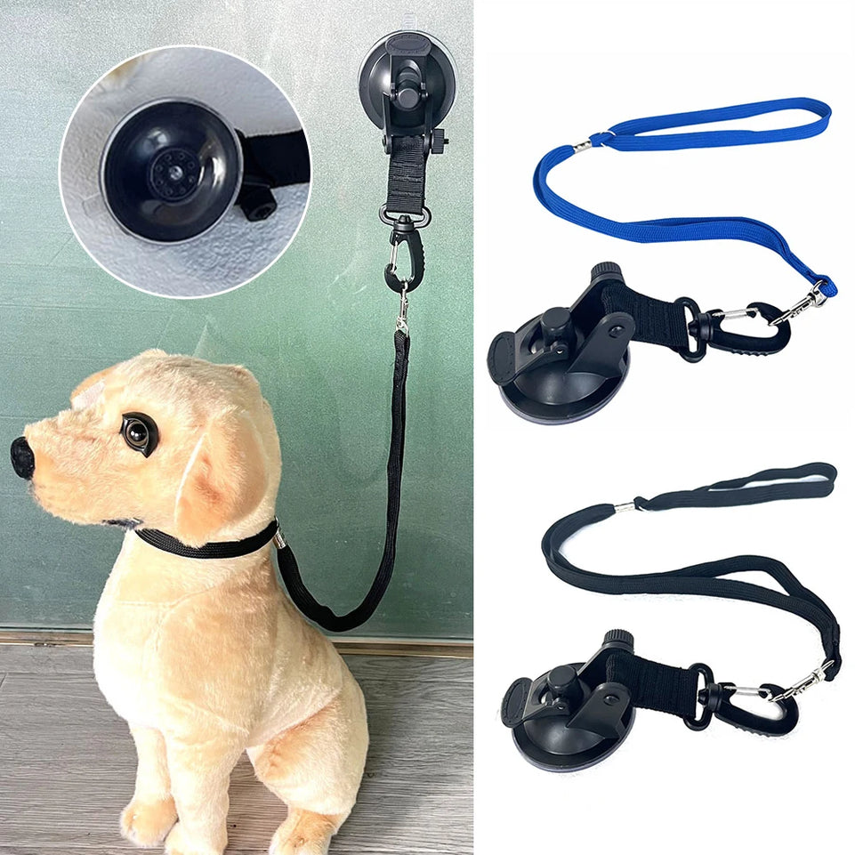 Dog Bathing Tether Adjustable Puppy Tub Restraint Leash Pet Bath Accessories With Buckle And Suction Cup For Pet Dog Cat Shower