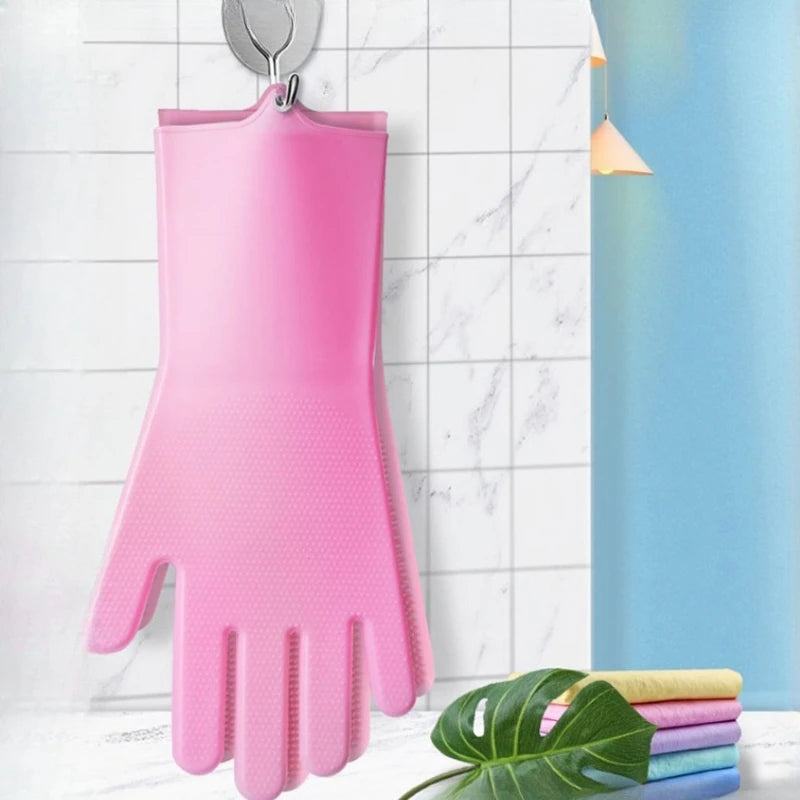 pet bathing gloves and brush, suitable for kitchen use, car washing, dog grooming, massage, and bath products, thickened gloves