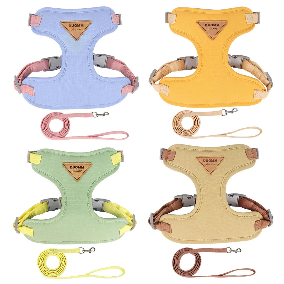 Escape Proof Cat Harness with Leash Adjustable Soft Vest Pet Walking Set for Outdoor Kitty Safety No Pull Comfort Design