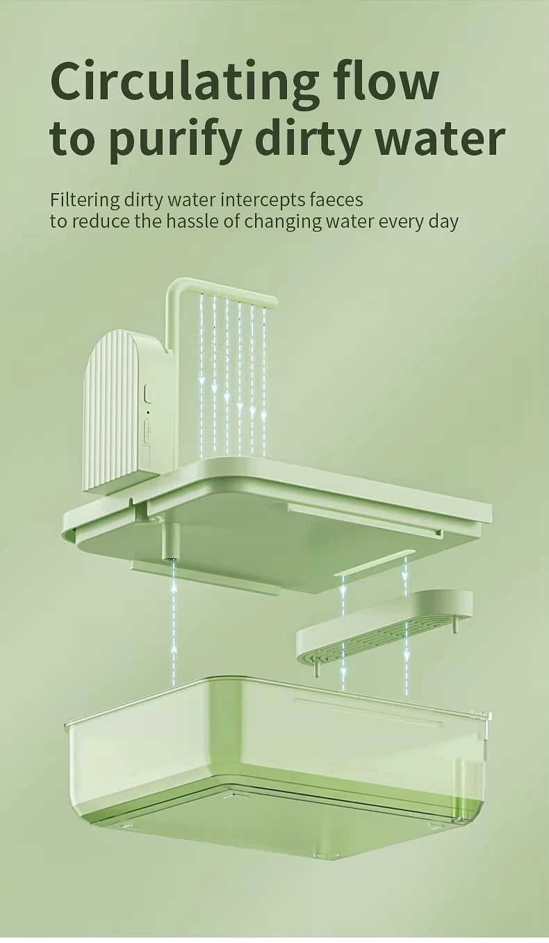 ‌Auto-Sensor Pet Bath: Electric/Sensor Models, IPX8 Pump, Large Tank, Easy-Clean. Ideal for Parrots, Lovebirds & Small Pets