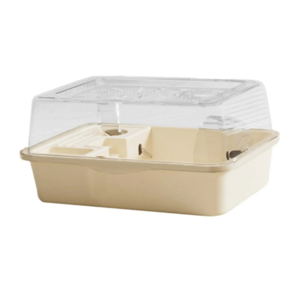 Hamster Cage Multifunction Ventilation Openable Top Guinea Pig Cage Easy Clean House for Rats Guinea Pigs Mice Bunny Hedgehog