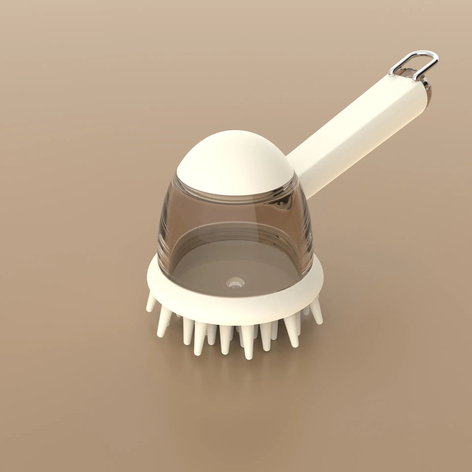 Pet Bathing Brush Cat Bathing Bathing Brush Massage Brush Add Liquid Press Dog Rubbing Bath Artifact