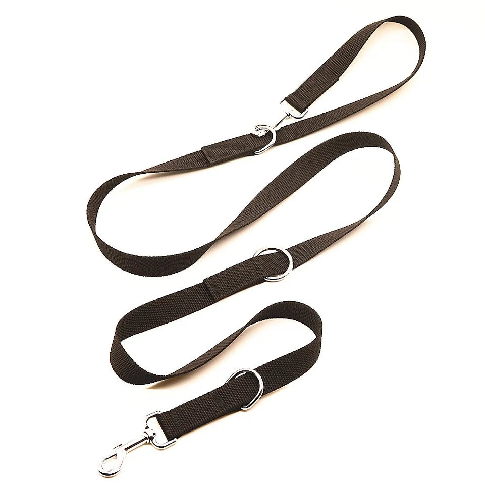 Outdoor Dog Leashes Dog Chain Control Dog Lead Leash Adjustable Training Double Ended 2.5M Police Style Safety Pet Dogs Walking