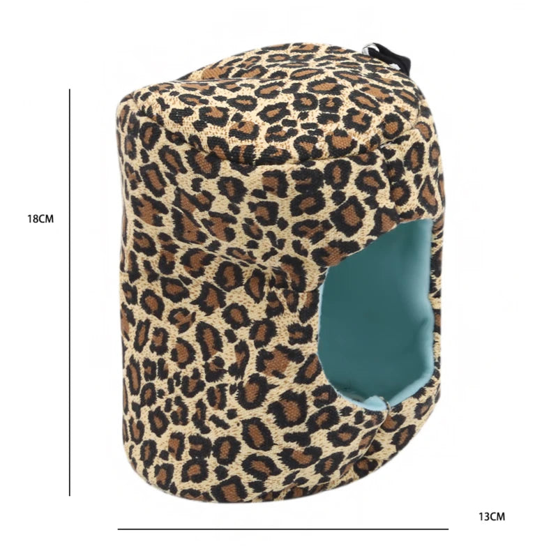 Hamster House Warm Soft Beds And Houses Rodent Cage Printed Hammock for Rats Cotton Guinea Pig Hanging Cage Small Animal