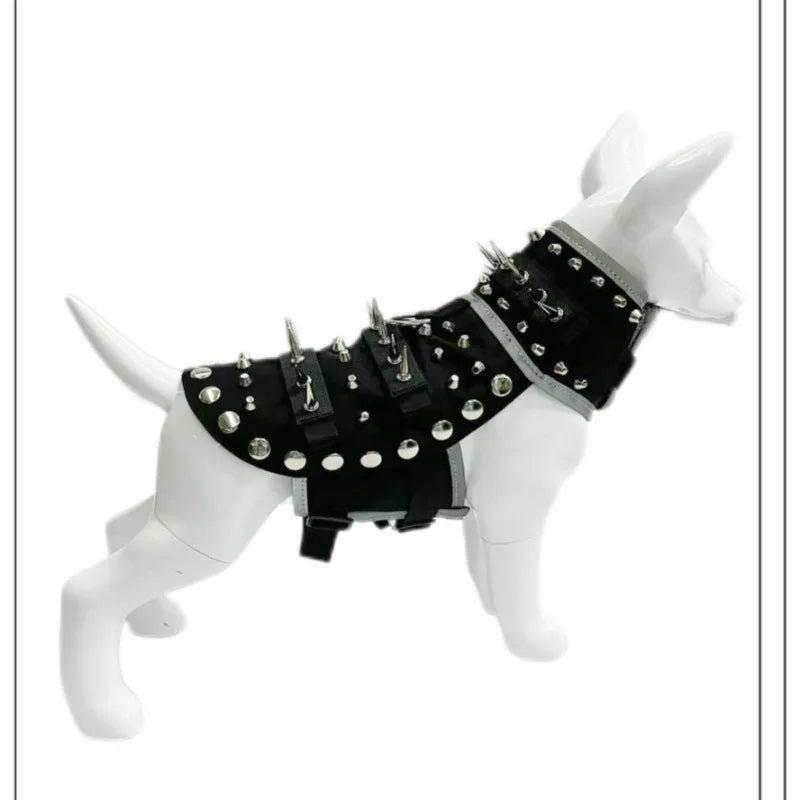 Pet Clothing Creative Punk Puppy Vest Spike Resistant Bite Resistant Pet Vest Protective Dog Armor Vest Pet Jackets Products
