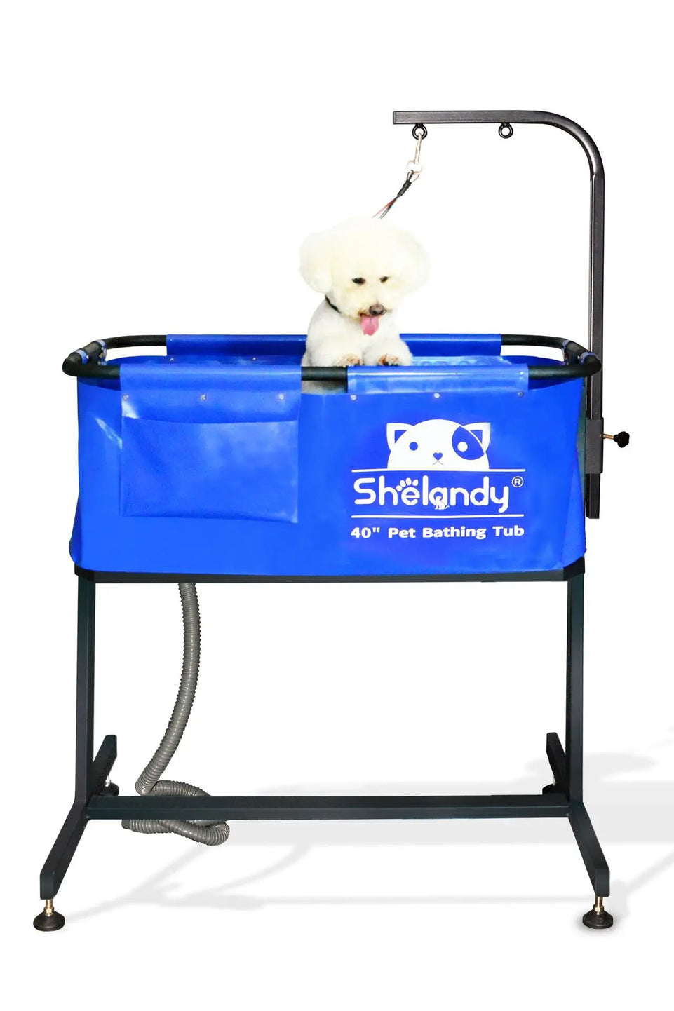 Folding Pet Bath Swim Bathe Bathtub Shower Grooming Outdoor Indoor Elevated Dog Cat Pet Cleaning Products Supplies Accessories