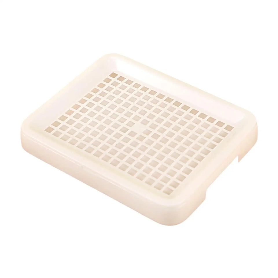 Rabbit Litter Box Removable Cage Potty Box Hollow Design Litter Pan for Pet Supplies Chinchillas Small Animals Rats Guinea Pigs