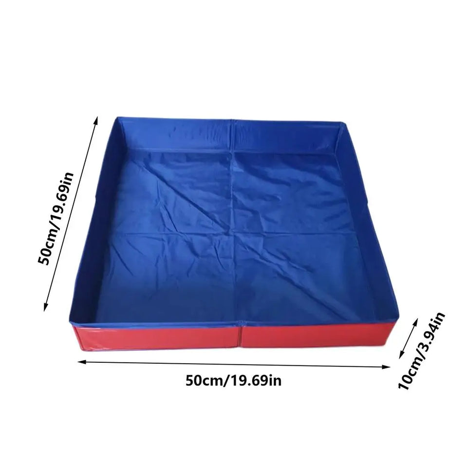 Pet Bath Pool PVC Foldable Wading Pool For Dog Anti-Slip Non-Inflatable Pet Puppy Bathing Tub For Small Puppy Cats Other Animals