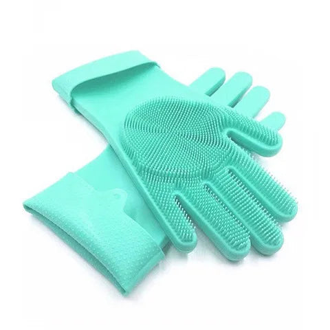 pet bathing gloves and brush, suitable for kitchen use, car washing, dog grooming, massage, and bath products, thickened gloves