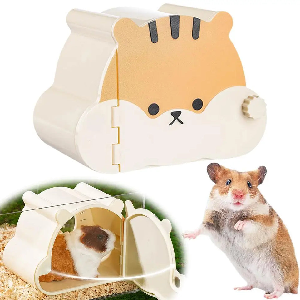 Cartoon Small Pet Cage For Small Pet Hedgehog Hamster Hideout House Cute Hamster Hide Cave Hamster Cage Accessories W2D1