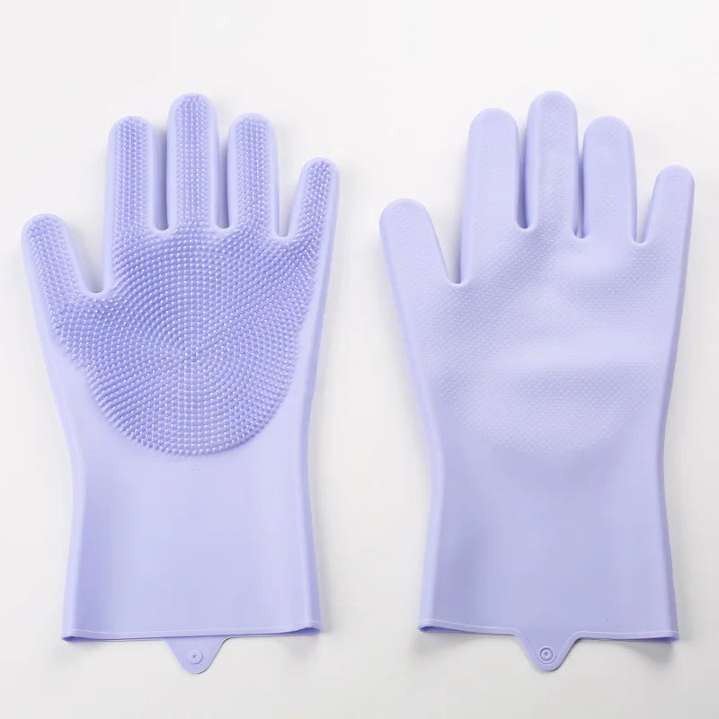 pet bathing gloves and brush, suitable for kitchen use, car washing, dog grooming, massage, and bath products, thickened gloves