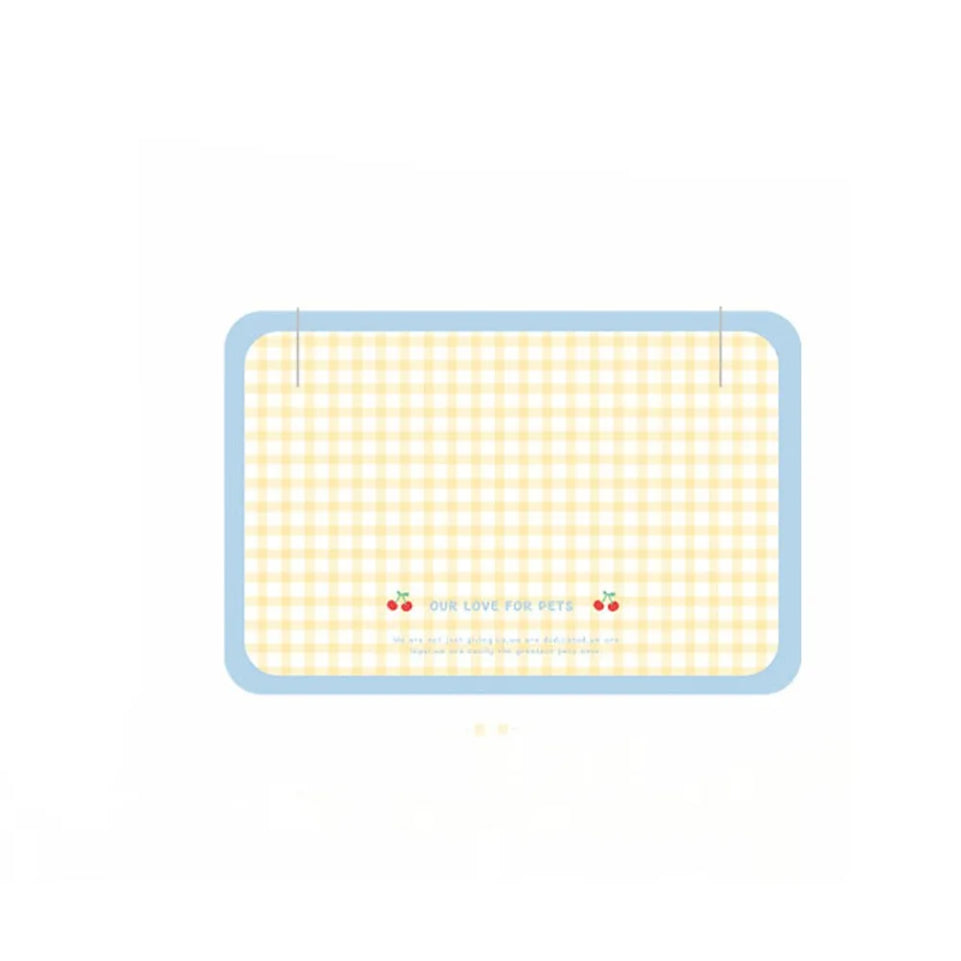 PU Leather Pet Anti Spill Placemat Oil Resistant Waterproof Dog Food Pad Anti Slip Folding Pet Feeding Mat Drinking Feeding