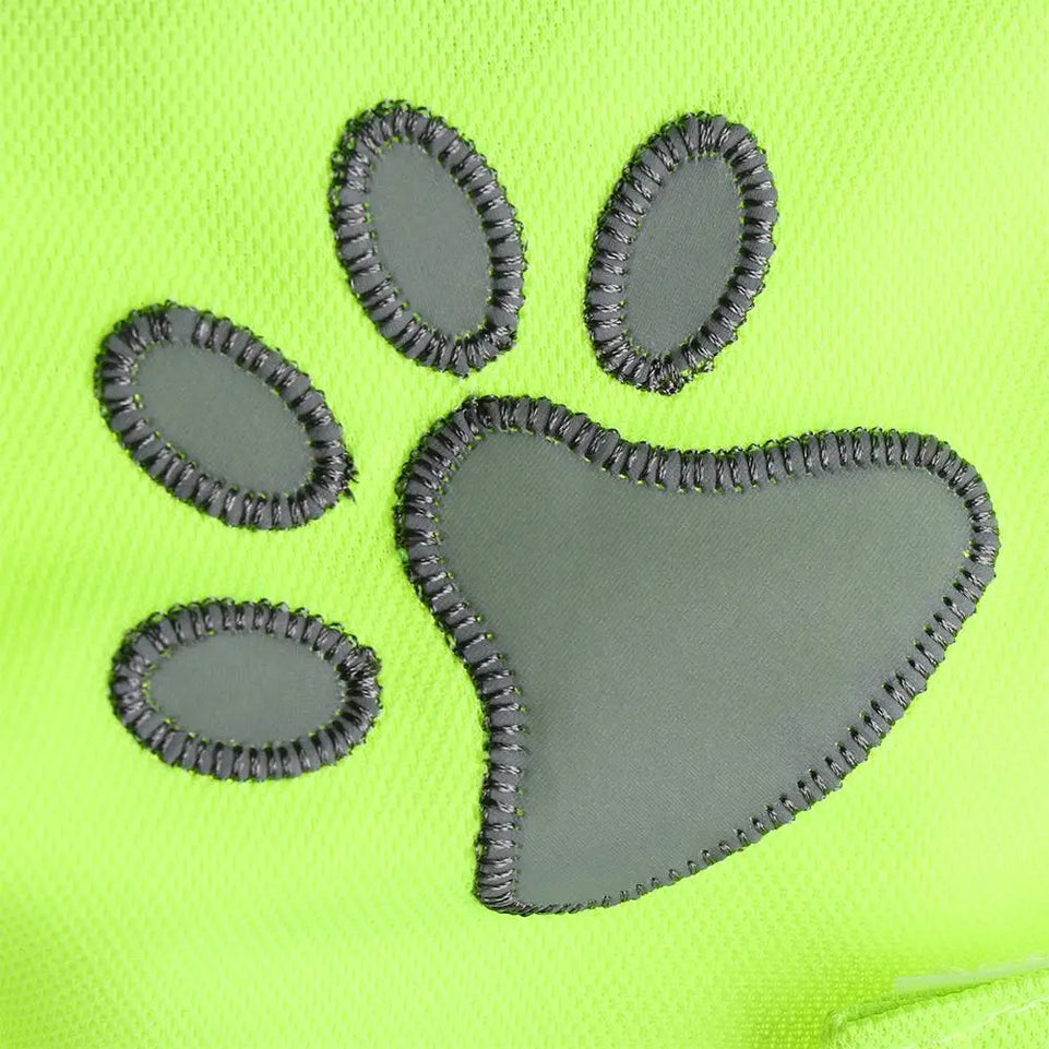 Pet Supplies Dog paw High Visibility Pet Hi Vis Coat Dog Jacket Pet Reflective Vest Pet Safety Vest