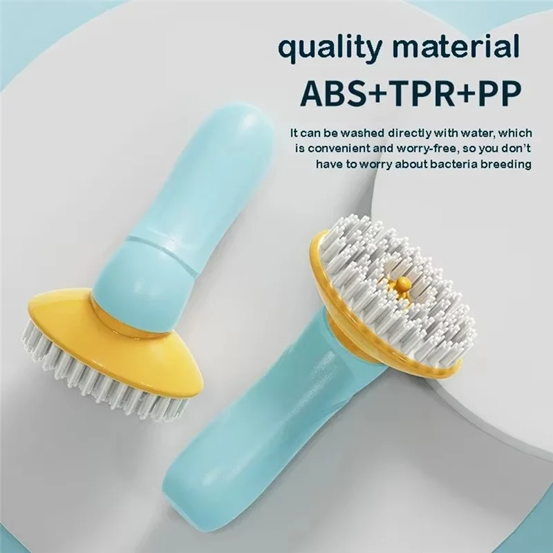 B84B-Pet Bathing Brush Withshampoo Dispenser Handheld Massage Tool Handheld Massage Tool Fordogs Andcats