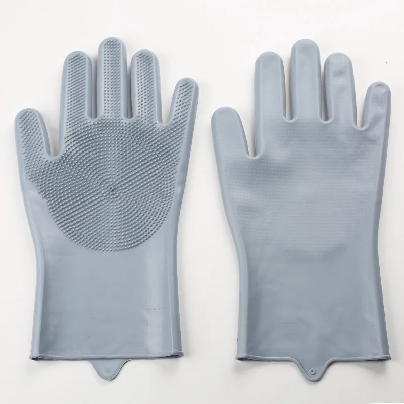 pet bathing gloves and brush, suitable for kitchen use, car washing, dog grooming, massage, and bath products, thickened gloves