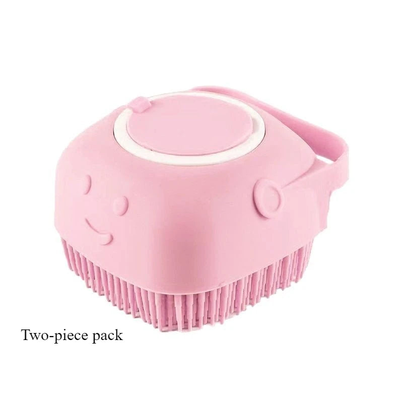 Pet Bath Brush, Dog Massage Brush, Pet Massage Brush, Cat Petting and Hair Removal Brush, Pet Supplies, Bath Wonder